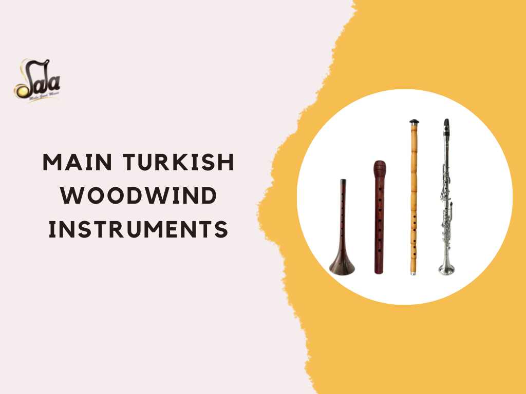 Overview of main Turkish woodwind instruments from ney to zurna and clarinet