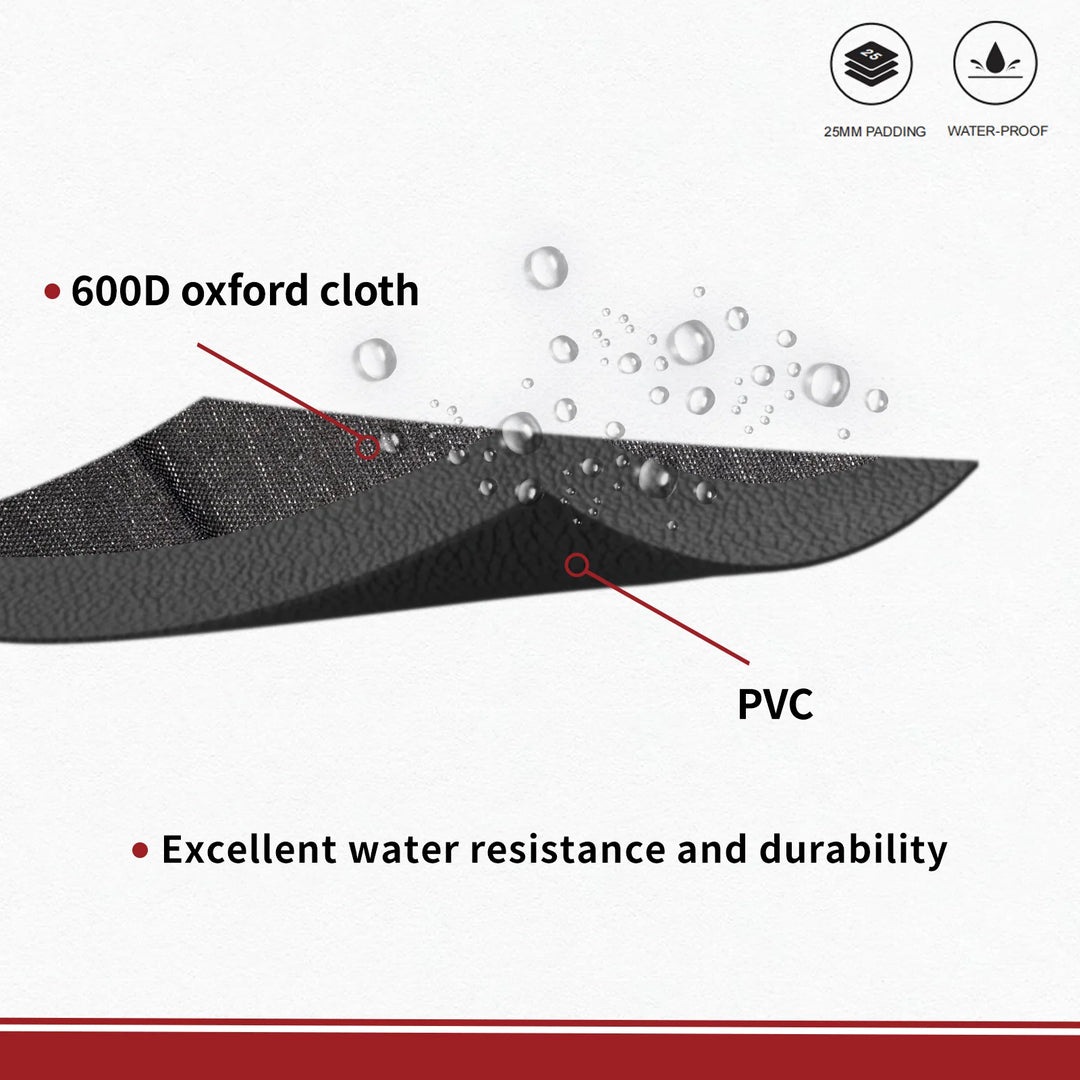 کیف حمل دربوکا FLY-4 با گوشه‌های تقویت‌شده و جیب‌های زیپ‌دار