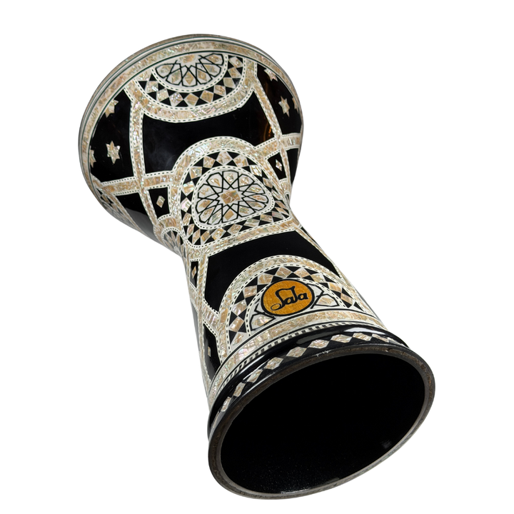 Egyptian mother of pearl darbuka MOP-3 by Sala for stage and studio performance