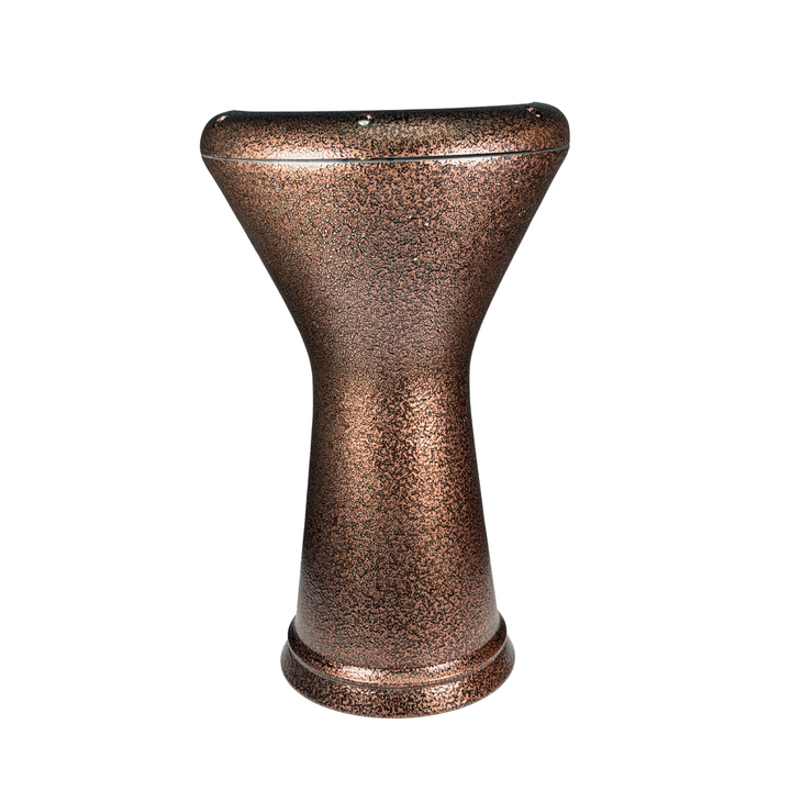 Darbuka egipcia profesional P4 Sala cuerpo aluminio acabado bronce cobre