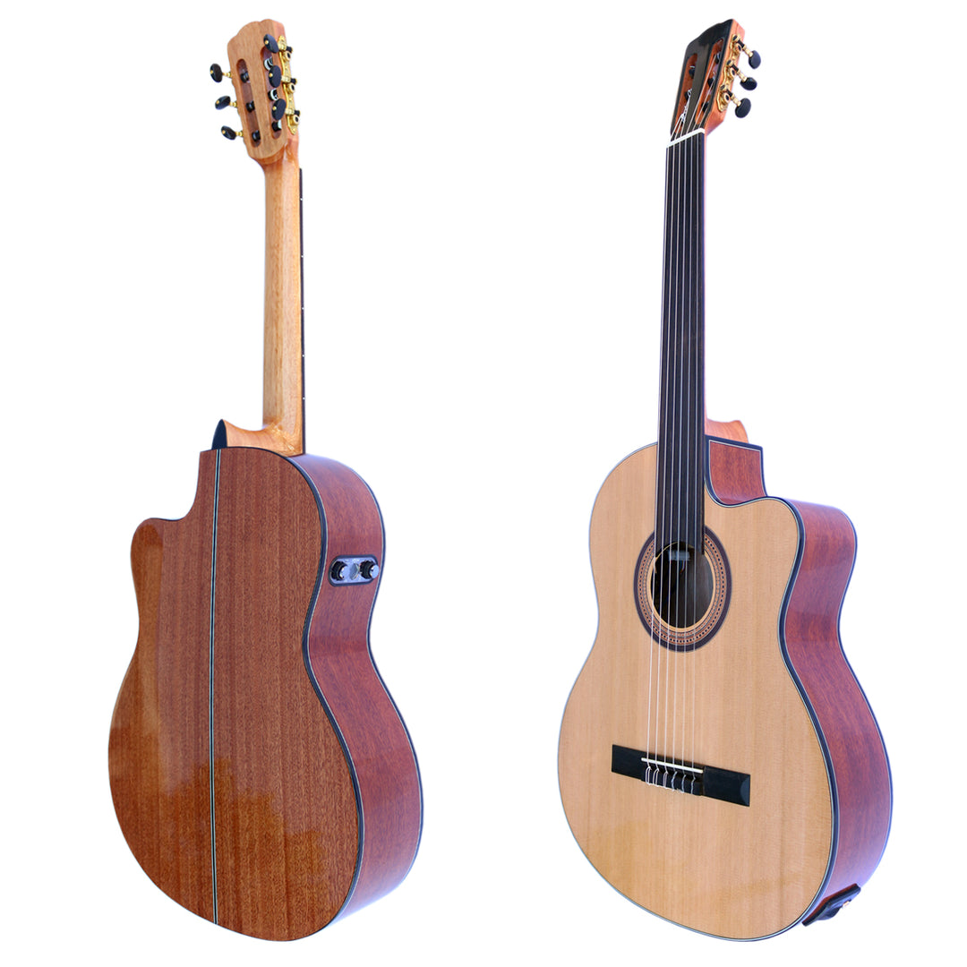 Ekolayzırlı Profesyonel Perdesiz Klasik Gitar CP-4