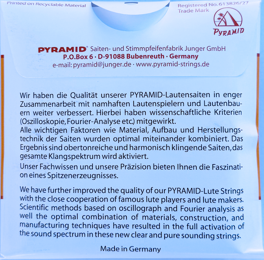 تغليف أوتار عود تركي Pyramid POL-4T وتفاصيل السمك