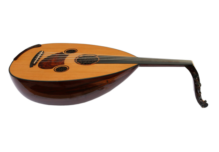 Oud turc fait main MRS-29 par Miras Lute avec caisse en palissandre brésilien et cèdre