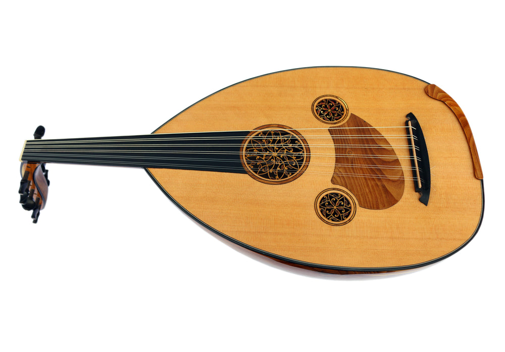 عود ترکی چپ دست از توت و سدر ساخت Miras Lute