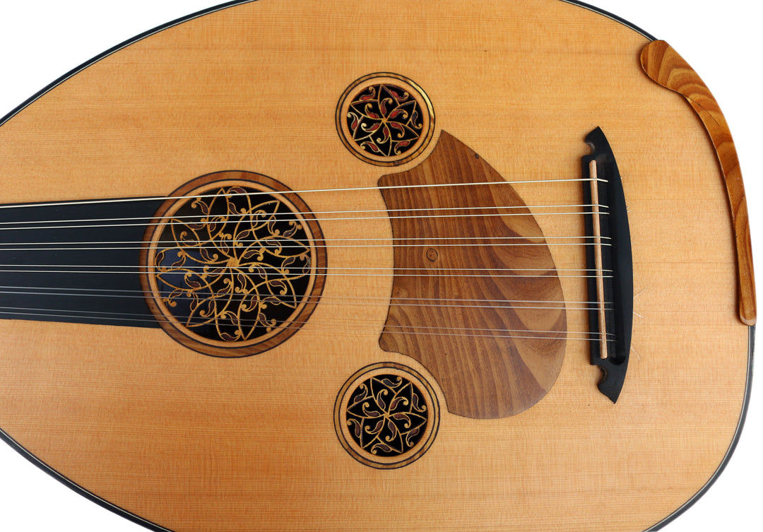 Left-handed Turkish oud MRS-22L by Miras Lute