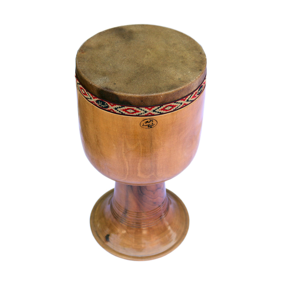 تنبک کوچک SMZ-103B ساخت Shirani با بدنه گردو و پوست شتر