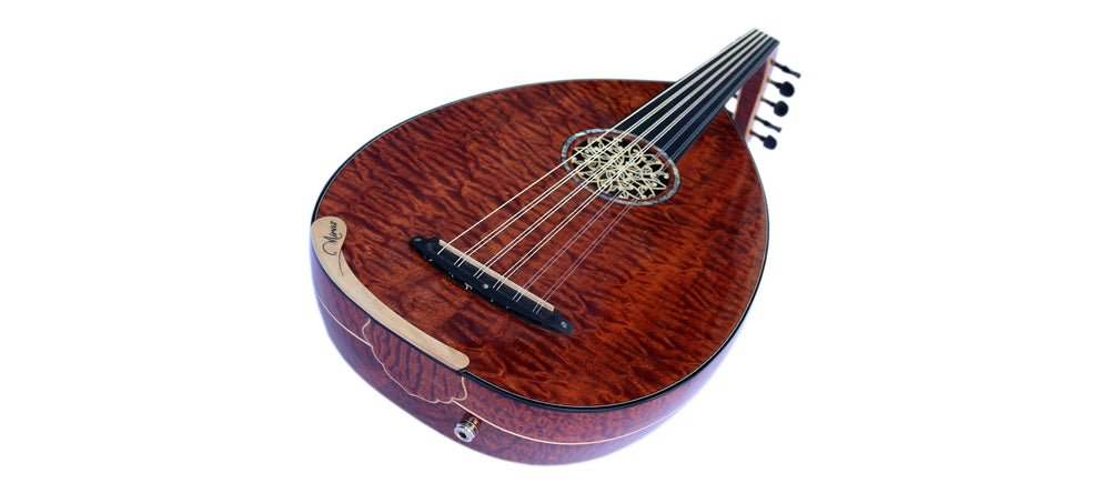 عود الکتریک ترکی UNQ-20E با Pomela فلکی از Miras Lute