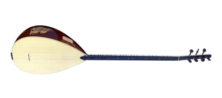 Baglama saz électro-acoustique professionnel à long manche ALB-305 avec caisse en genévrier Sala