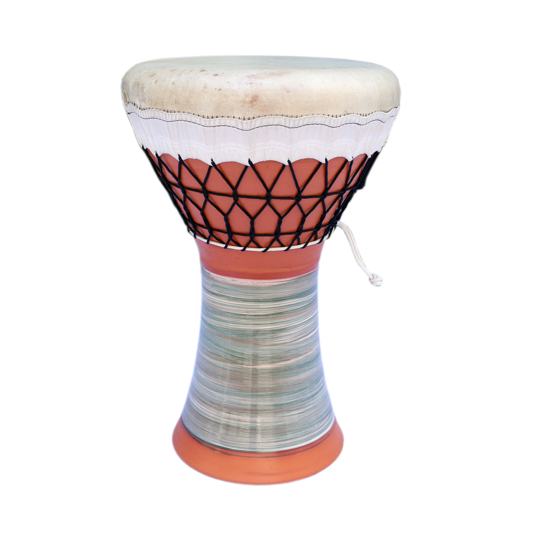 دربوکای سرامیکی حرفه‌ای KIK-3 ساخت Sala با بدنه سفالی و پوست بز