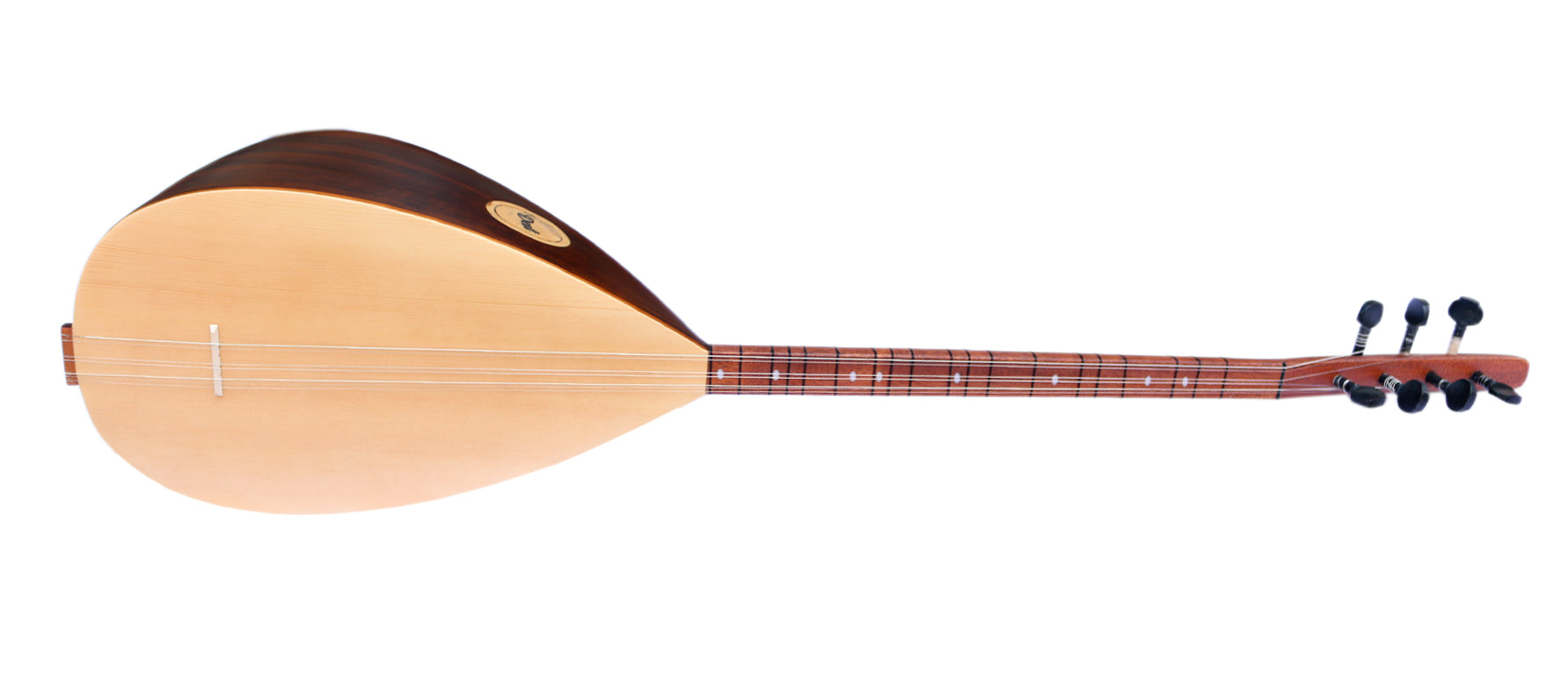 Mahogany short neck baglama ASK-201 by Dest