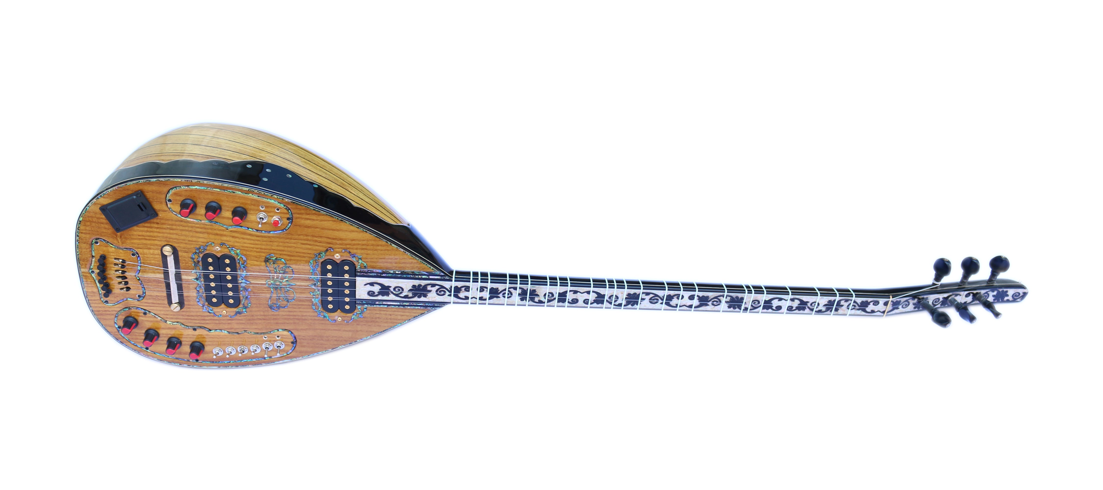 Premium electric saz Studio-4 by Sala for studio recording
