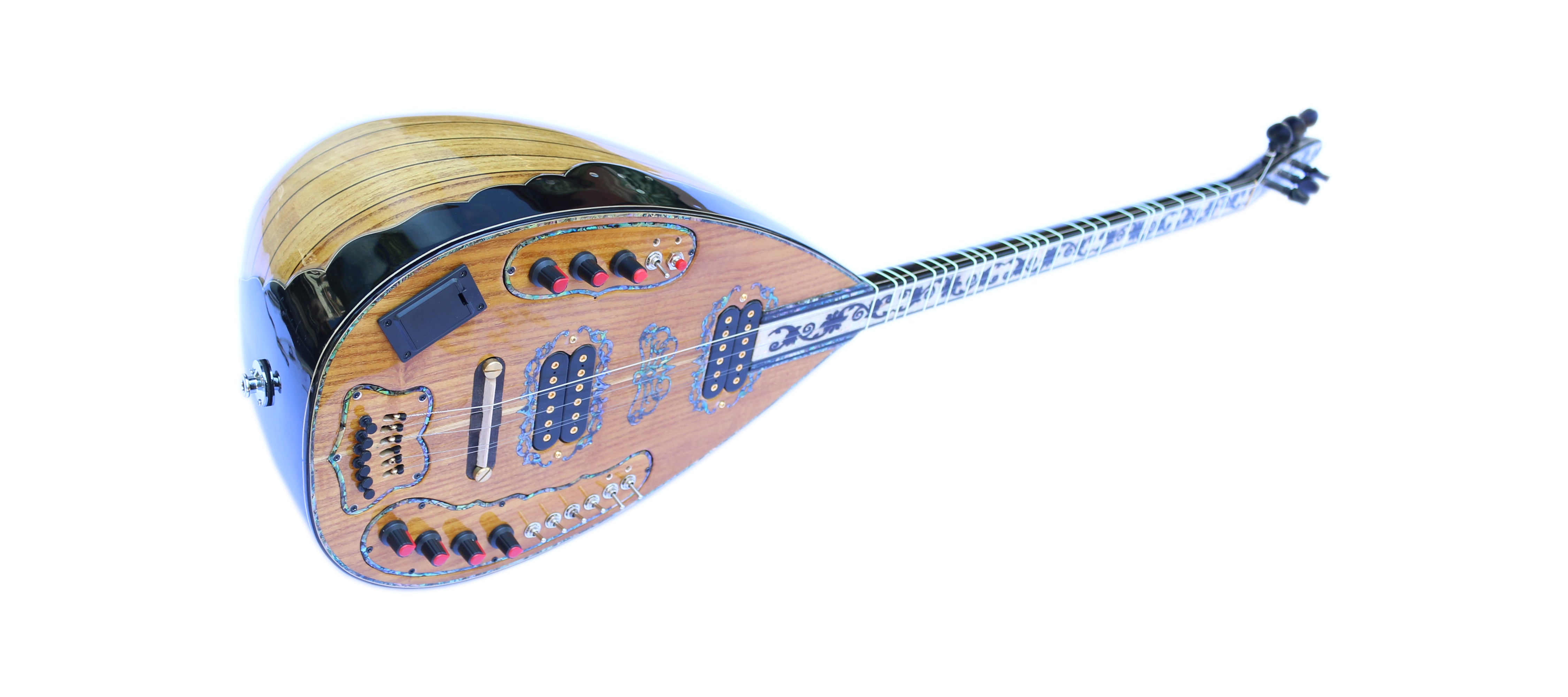 Premium electric saz Studio-4 by Sala for studio recording