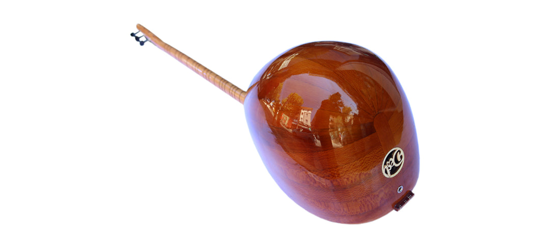 Baglama gaucher long manche mûrier ASL-113L fait main par Sala