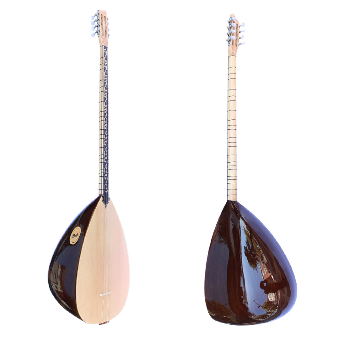 Baglama long manche noyer qualité turque ASL-302G par Dest