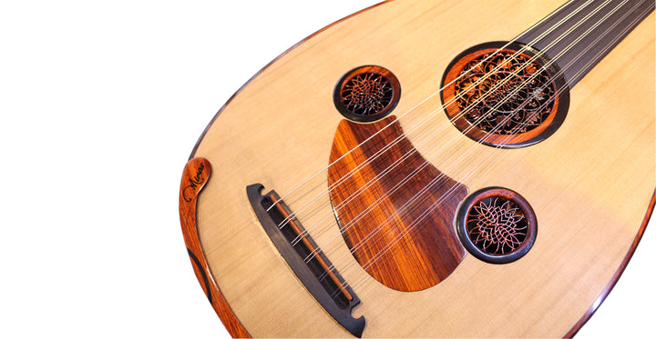 Oud arabe Cocobolo Majesty à double table de résonance