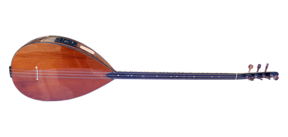 Saz à long manche en noyer et cèdre canadien ALB-303EQ avec égaliseur Shadow par Sala