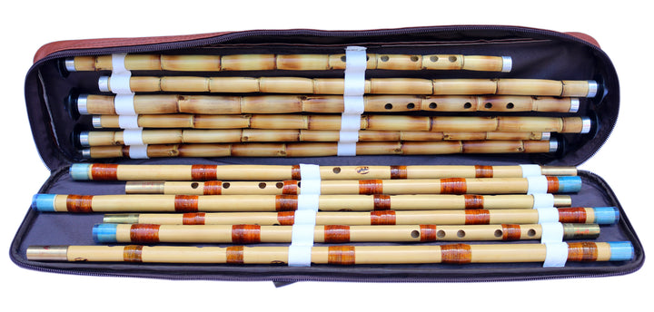 Dest padded bag DNB-304 for Turkish ney set with multiple compartments