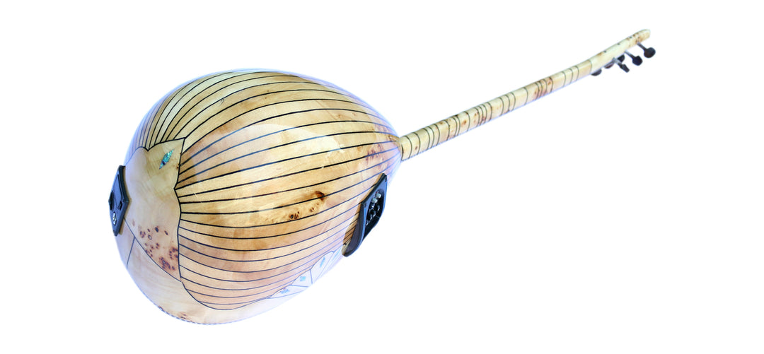 Baglama saz eléctrico hecho a mano AYS-304 por Ali Demir