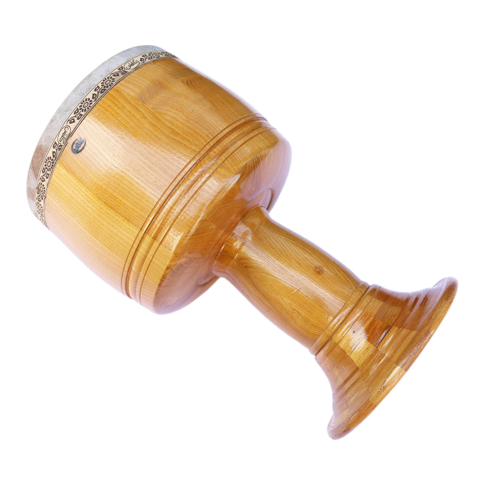تنبک GTZ-205 ساخت Golshan با بدنه گردوی توپر و پوست شتر