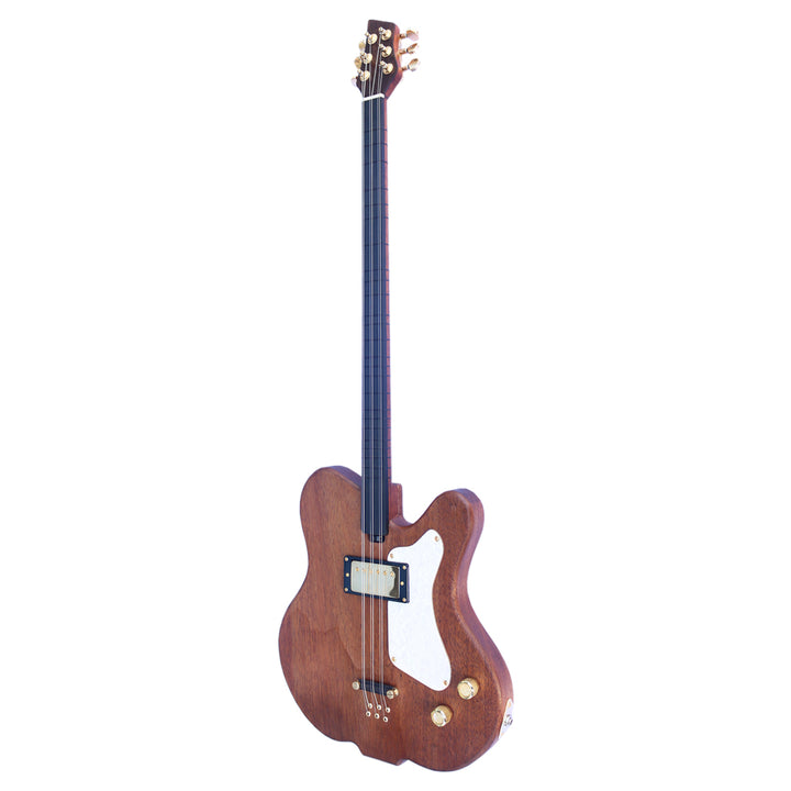 Professionelle Caglama CAG-4 Hybrid Baglama Elektro mit einteiligem Okoumé-Korpus