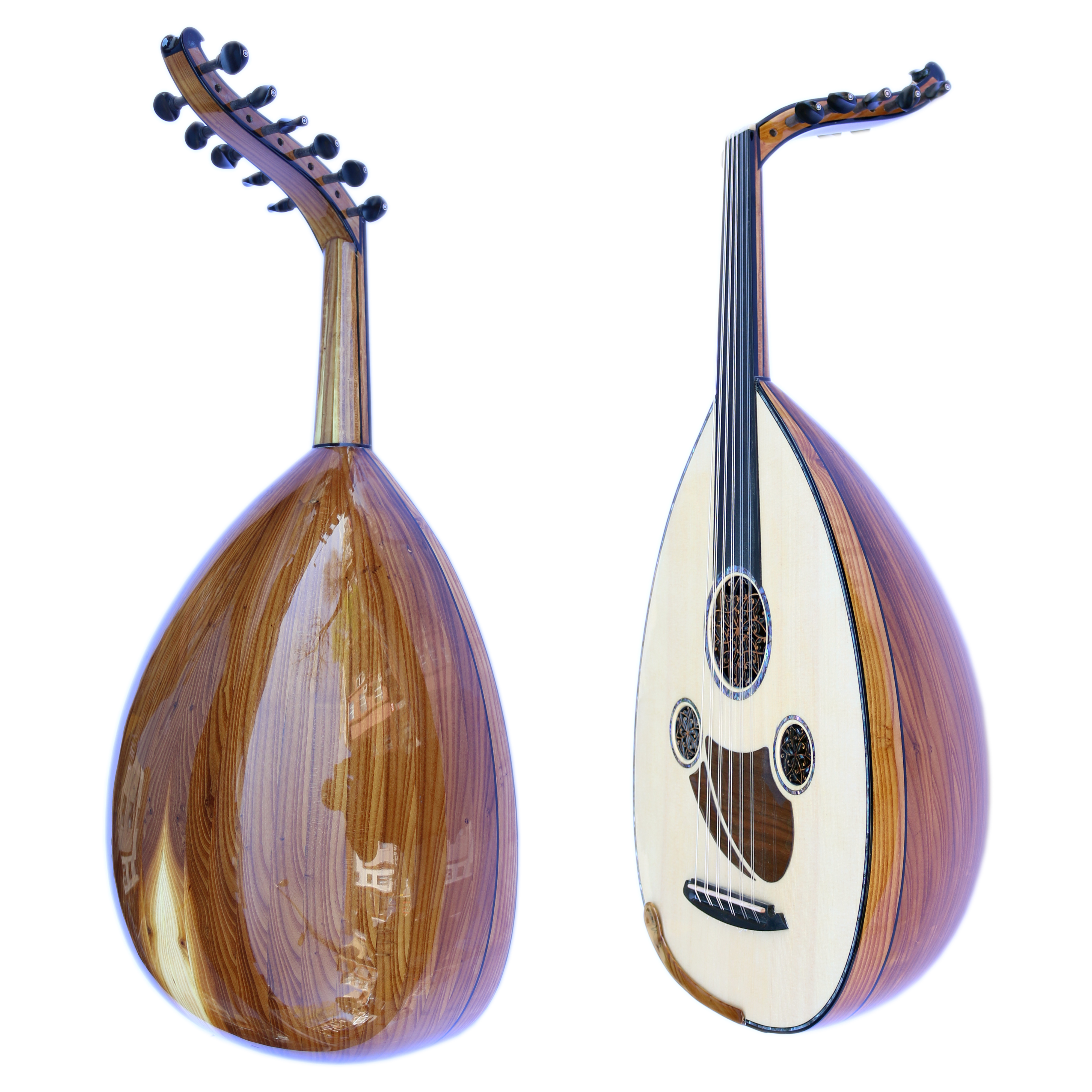 Special Turkish oud MRS-21 with mulberry bowl and Canadian Cedar face