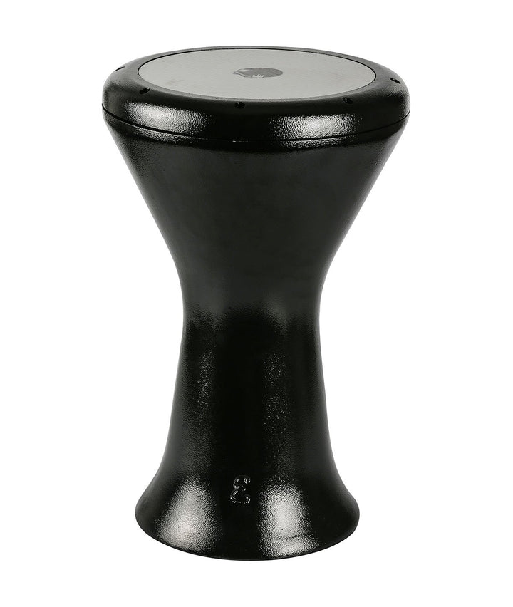 Darbuka profesional EP-002-A Emin Percussion con cuerpo aluminio y acabado grabado