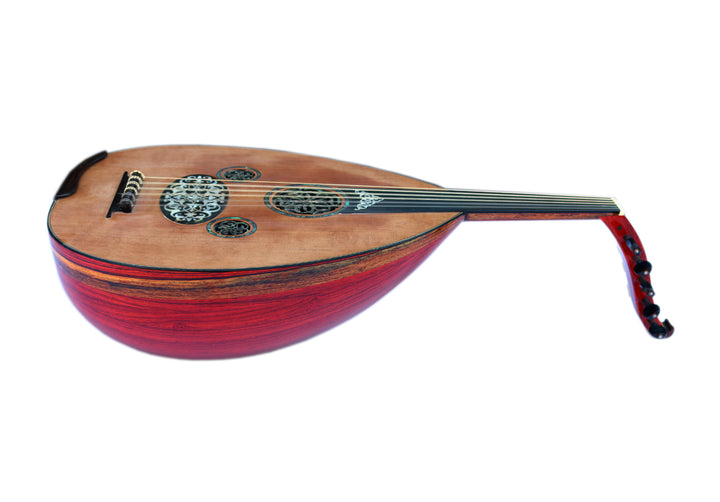 Mustafa Copcuoglu el yapımı Türk udu MCO-5 cocobolo gövde ve Kanada sediri kapak ile