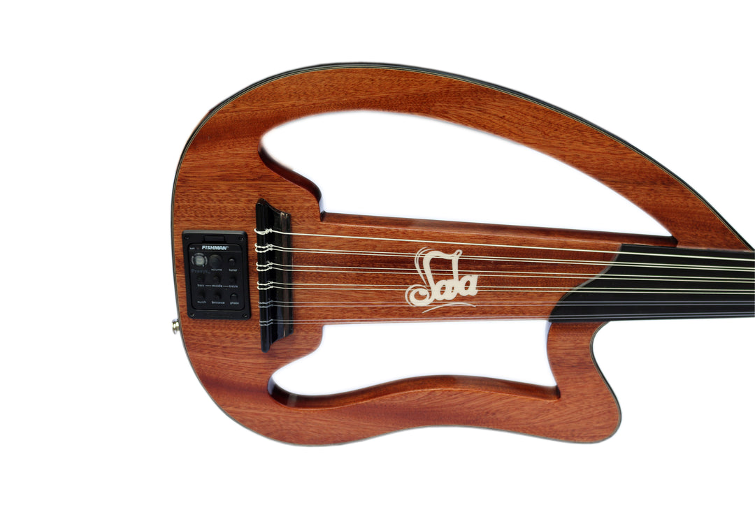 Mahagoni-Türkische-Silent-Oud AOS-101 gestimmt D A E H Fis Cis