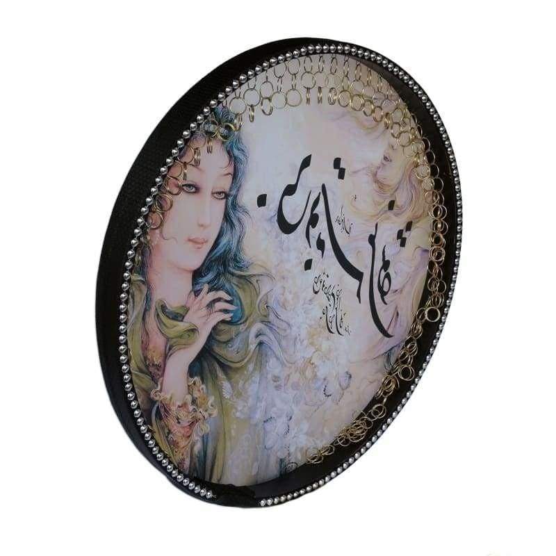 دف نقاشی Dest NDR-103 با هنر تزیینی طبل قاب ایرانی