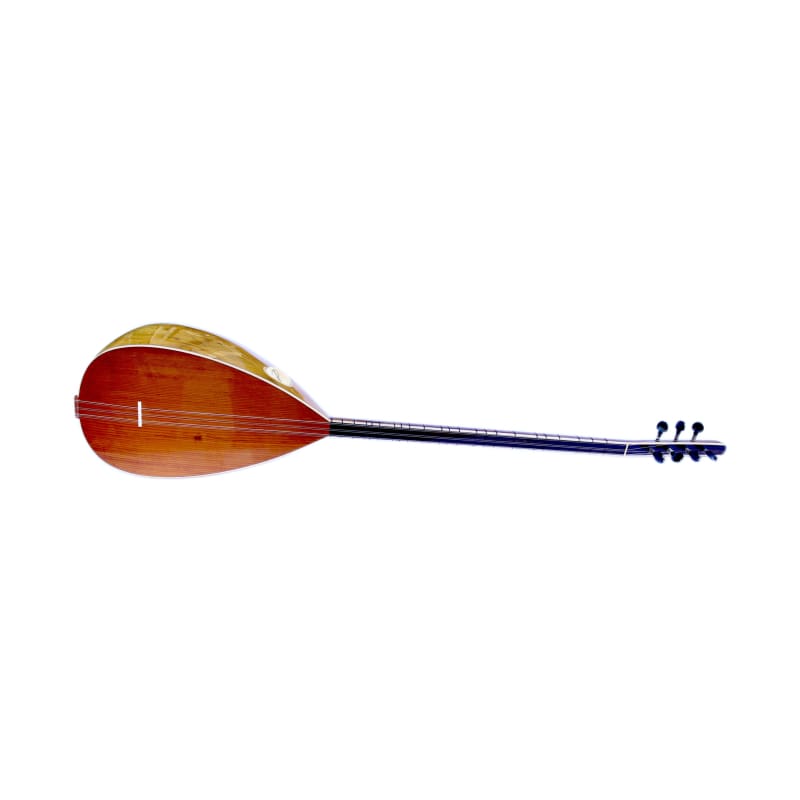 Sala yapımı profesyonel uzun sap oyma dut bağlama saz DST-307