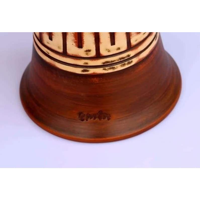 Professional clay darbuka EP-004-A by Emin Percussion with case