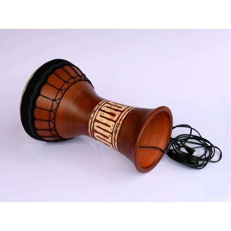 Emin Percussion clay ceramic solo darbuka EP-004-A goat skin head