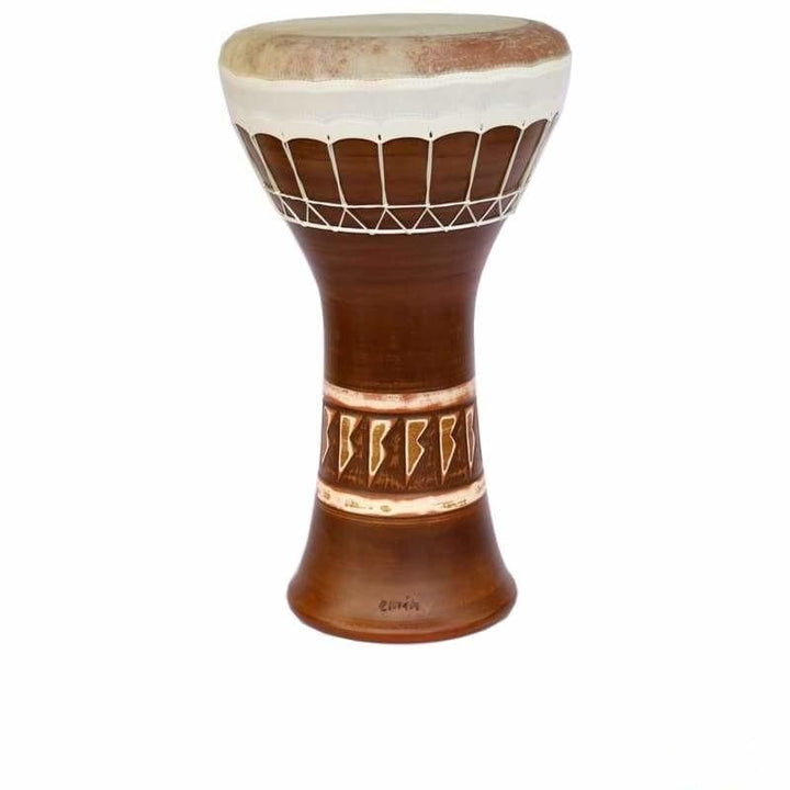 دربوکای سفالی باس متوسط حرفه‌ای EP-004-B از Emin Percussion با پوست بز