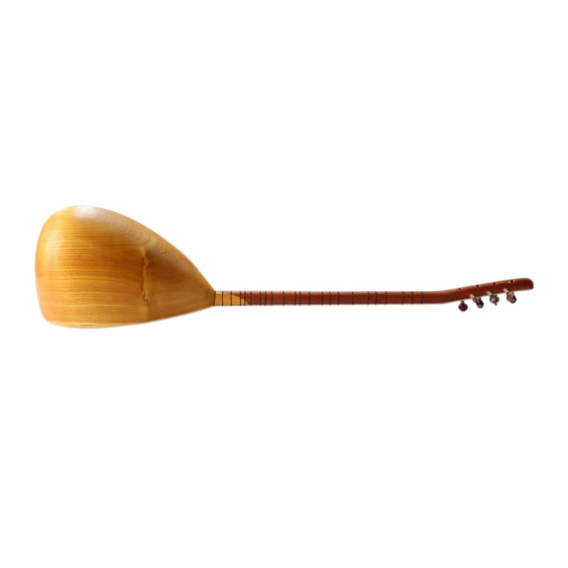 Sala Professional Long Neck Carved Mulberry Baglama Saz OSL-407