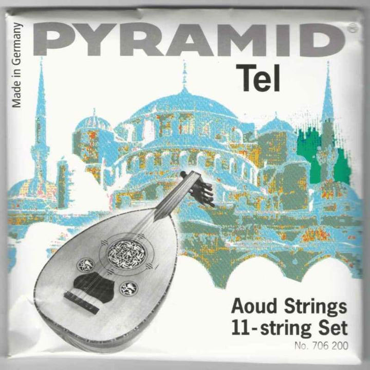 سیم حرفه‌ای عود تیونینگ ترکی Pyramid PSO-706 ست کامل