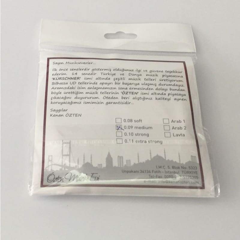 سیم عود ترکی Ozten OSO-304 بسته‌بندی معکوس