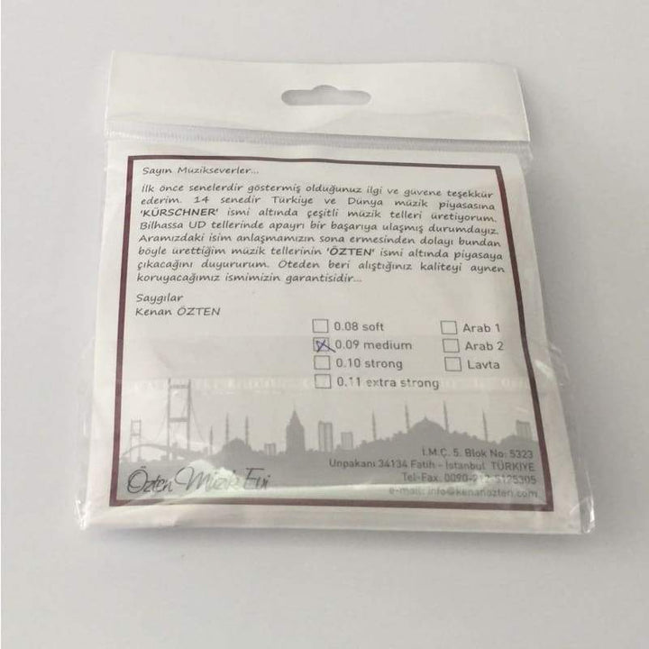 سیم عود ترکی Ozten OSO-304 بسته‌بندی معکوس