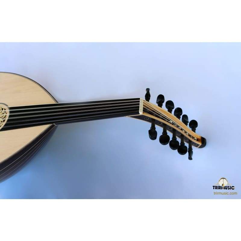 عود ترکی حرفه‌ای دست‌ساز HSO-308 با صدای ترکی روشن و طنین